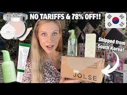 My K-Beauty Order Arrived with NO Tariffs!! | JOLSE Shopping Tips & Haul