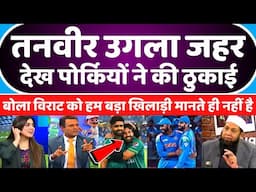 Pak Media Very Angry Tanveer Ahmed Said Virat Kohli Not A Big Player | Virat Kohli Vs Babar Azam