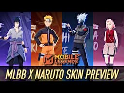 MLBB X NARUTO SKIN SKILL EFFECTS AND ANIMATION | MOBILE LEGENDS