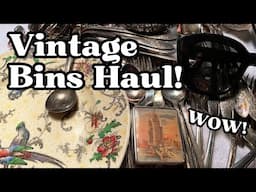 HUGE Vintage Bins Haul! (and I found Gucci at the bins!)