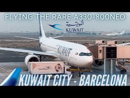 Kuwait Airways A330-800 | Flying the rare A330 NEO | Kuwait to Barcelona | Trip Report