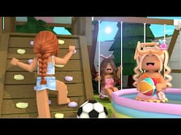 DAISY’S SUMMER PLAYDATE IN OUR NEW HOME! *HUGE DRAMA!* Roblox Bloxburg Voiced Roleplay