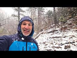Rare Desert SNOWSTORM Hits Famous Arizona Trail! (West Fork Oak Creek)