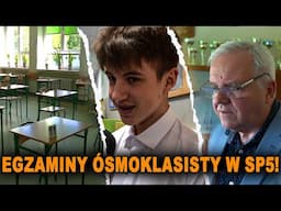 Uczniowie i Dyrektor SP 5 w Jarocinie, przed egzaminami ósmoklasisty!