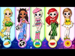 BEST FASHION For Disney Princess  | DIY Paper Dolls Fashion