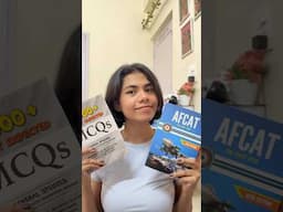 My AFCAT Exam Booklist 📚 Maths, English, GK & Reasoning!🙇🏻‍♀️ #shorts #afcat #cds #upsc #govtjobs