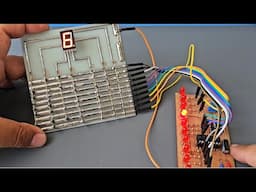 Operating 7 Segment Display Using NE555/CD4017 and Diode