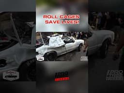 This is Why you Always CAGE your Race Car!    #dragracing #warinthewoods #protreevideos