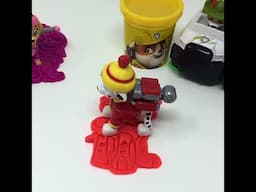 Making Marshall of Paw Patrol and Friends with Play-Doh Molds and Toys #shorts