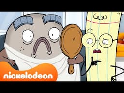 Rock Gets ROBOTIC Eyebrows! 🤨 | Rock Paper Scissors | Nickelodeon UK