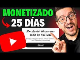 MONETICÉ un CANAL de YOUTUBE en 25 días | Copia y Pega mi Estrategia y Comienza a Ganar Dinero