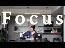 40 Minute FOCUS 👩🏻‍💻 study with me, LoFi, budget with me