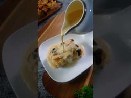 Puding Roti Kuah Kastard