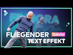 Filmora Tutorial Fliegender Text Wondershare