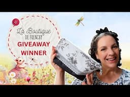 Giveaway Winner Announcement - Handmade Pouch by Frenchy
