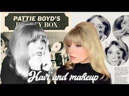 Pattie Boyd hair and makeup tutorial