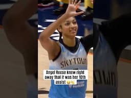 She was well aware she just secured her first triple-double 👏