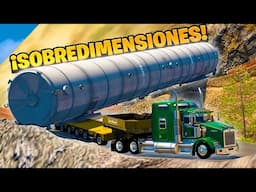 ¡Extrema CARGA de 90 TONELADAS en Carretera PELIGROSA! | American Truck Simulator