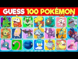 WHO'S THAT POKÉMON? 🧠⚡ Guess 100 NEW Pokémon (Gen 8 and 9)