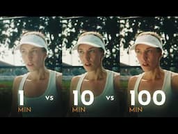1 vs 10 vs 100min Color Grading – Can You Spot the Difference?
