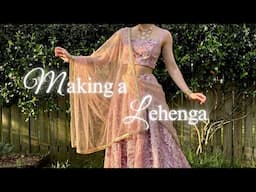 Making a Pink Lehenga | Sewing Vlog