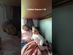 First time travelling in Rajdhani Express 1AC  #indianrailways #rajdhaniexpress