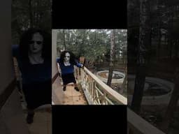 PARKOUR POV ESCAPING SERBIAN DANCING LADY KILLER IN REAL LIFE #horror #shorts #SERBIANDANCINGLADY