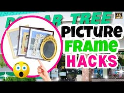 Look What You Can Make with Dollar Tree Picture Frames! Picture frame diy craft ideas
