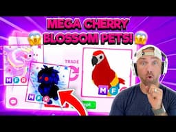 I Trade The MEGA CHERRY BLOSSOM Pets in Adopt Me! COME JOIN ME!!