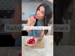 Radish and Butter Snack Recipe! #radish #snacks