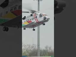 Sikorsky S-92 #Helicopter Landing in Downtown Atlanta – AIN #flying #aviation #shorts