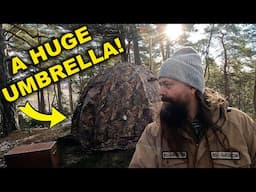 The World's Biggest Umbrella? The AMAZING Hot Tent RBM UP-2
