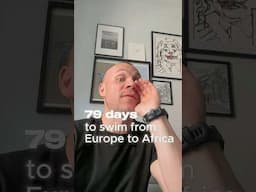 79 days to swim from Europe to Africa #swimming #straitofgibraltar