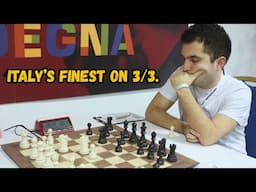 Italy's National Champion makes perfect 3/3 start! | Francesco Sonis -   Sardinia World Chess