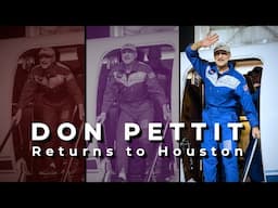 NASA Astronaut Don Pettit Returns to Houston