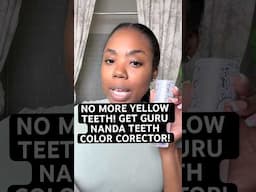 SHOCKING FIX for Yellow Teeth 😱 | Guru Nanda Color Corrector!