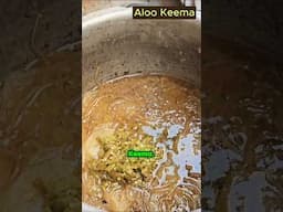 Keema Handy in Process #shorts  #food #keema #fyp