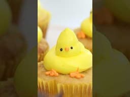 Baby Chick and Carrot Cupcakes 🧁🥕