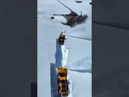 Snow Clearance Work at Zojila