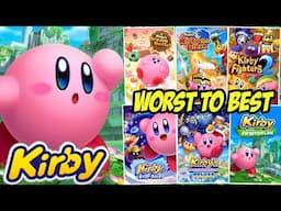 Ranking EVERY Kirby Game On Switch WORST TO BEST (Top 6 Games)