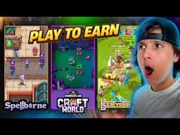 NEW PLAY TO EARN GAMES! CRAFT WORLD GAMEPLAY, ZEEVERSE GAMEPLAY, SPELLBRONE GAMEPLAY,