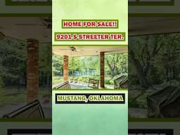🔥 Dream Home in Mustang, OK | 6 Acres, Pond, & Storage Galore! #HomeTour
