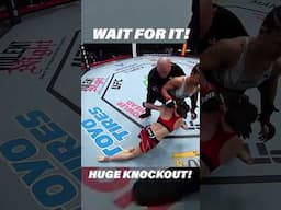 Wait For It! This Knockout is BRUTAL #ufc #mma #shorts