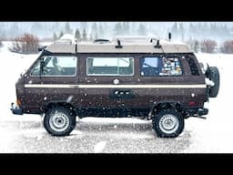 SOLO | Living in my Van working FullTime (Winter Van Life ASMR)