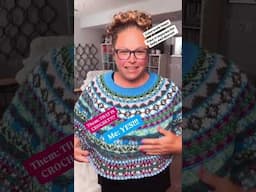 Crochet Colorwork Style! Swoncho or Poncho? #marlybird #crochettutorial