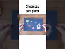 3 TÉCNICAS PARA PINTAR 🎨 3 Painting Techniques #diy #tutorial #crafts #manualidades