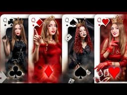 Queen of Spades, Hearts, Clubs and Diamonds! I Got to Wonderland in Real Life