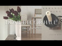 2025 HOME DECOR HAUL | style with me +new furniture