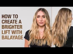 How to Create a Brighter Lift with Balayage | Blonde Hair Highlighting Tutorial | Kenra Color