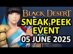 NEW Login Rewards & Pearl Shop Update (Black Desert Online Sneak Peek Event 05 June 2025) BDO Update